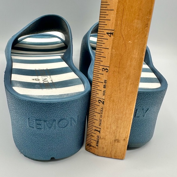 Lemon Jelly Women's Sunny Slide Blue Platform Sandal Size EU 39 - Picture 9 of 12